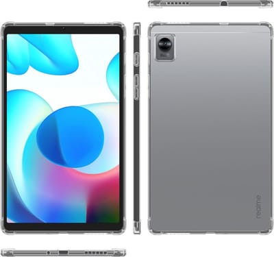 Cadorabo Hoesje geschikt voor Realme Pad Mini in VOLLEDIG TRANSPARANT TPU Ultra Slim Air Tablet