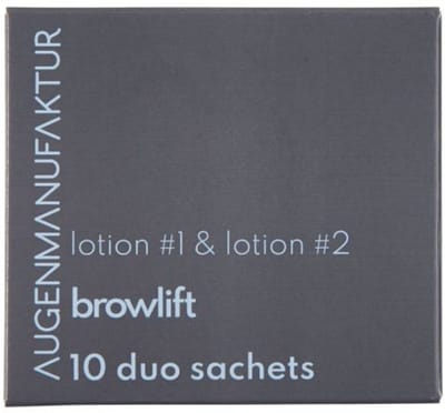 Augenmanufaktur Browlift lotions duo sachets 10-pack