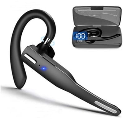 Dailygoody - Bluetooth-headset - Ruisonderdrukkend - 400 uur standby - Mono-oortelefoon - Draaibare oorhaak - Geschikt voor dagelijks gebruik - Model ...