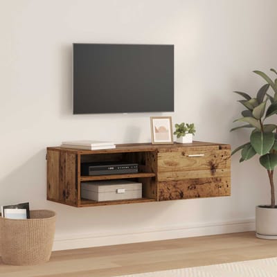 vidaXL - Houten - Kast - 100,5 - x - 39 - x - 30 - cm - Oudhout - Bewerkt - hout