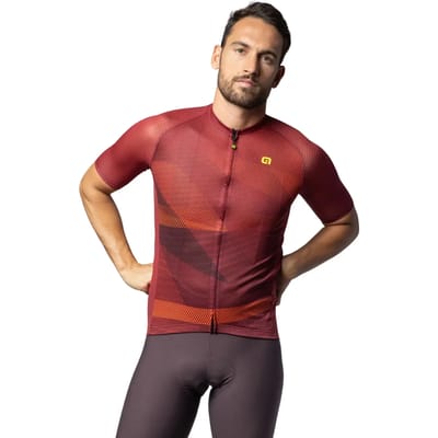 Ale Pragma Connect Korte Mouw Wielertrui Rood L Man