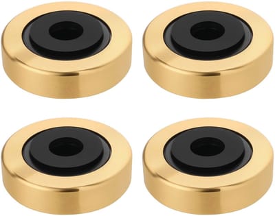 Dailygoods- Apparaat Voeten Goud - Aluminium Voeten - Demping Voeten - Isolerende Voeten - Trillingsdemping - Geschikt voor 20 kg - Speaker Voeten