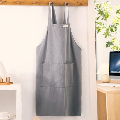 Japanse en Koreaanse katoenen en linnen schorten, schoon, keuken, bloemenwinkel, schilderen, vintage strapless kruisschort OneSize