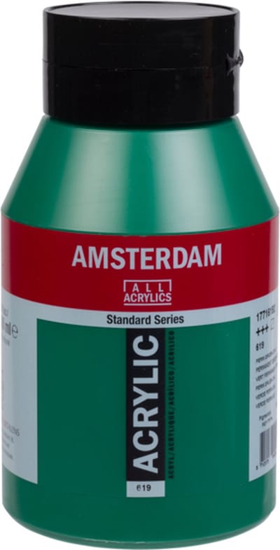 Acrylverf - Permanentgroen Donker - Amsterdam - 1000ml