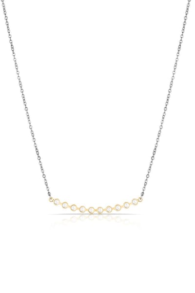 Daniel Klein DKJ.3.4027-2 - Ketting - Dames - Vrouwen - Hanger - Steenen - Zilverkleurig - Goudkleurig