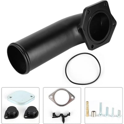 EGR Klep & Koeler Verwijderingskit Inlaatbocht Geschikt voor Ford 6.4 Powerstroke Diesel 20082010 black