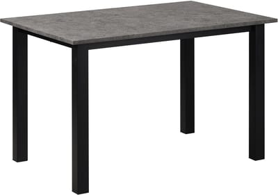 Durham-Eettafel 120x80 cm, 6 plaatsen in beton uiterlijk