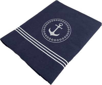 Marine Business Santorini 1-persoons blauw Laken met Kussensloop