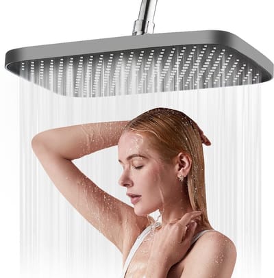 MTTproducts- Douchekop Regendouche 360 Graden Verstelbaar - Douchekop Hoge Druk - Douchekop met Filter - Douchekop met Slang - Douchekop Grohe - Hoogwaardige ABS Materiaal - Regen Douchekop