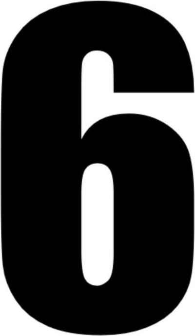 Jumada's - huisnummer - sticker - 6