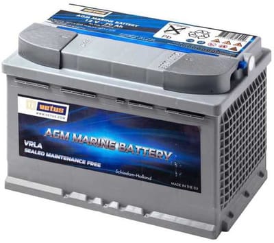 Vetus AGM accu 12V/70Ah
