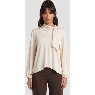 ARKET Nolita Top Beige Size: XS | Long-Sleeved Tops Outlet | Dames | Beige