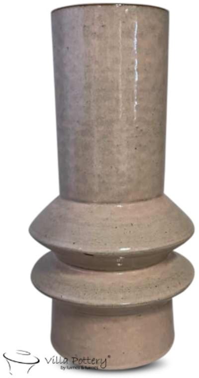 Vaas - Villa Pottery - Decoratie - Woondecoratie - Vogelvaas - Keramiek - Waterdicht - Sweden 1_3 Cream