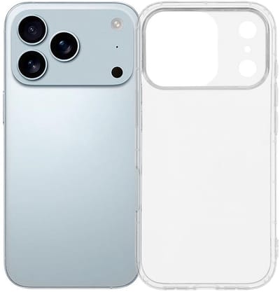 Soft Backcover Hoesje Geschikt voor: Apple iPhone 17 Pro Silicone Transparant - ZT Accessoires