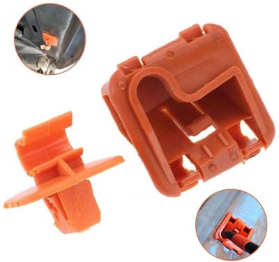 Dailygoods- Kapbevestigingsclip - Set van 2 - Geschikt voor Škoda Fabia/Octavia MK2 2004-2013 - Duurzaam - Eenvoudige installatie - Hoogwaardige kunststof - Motorkapclip