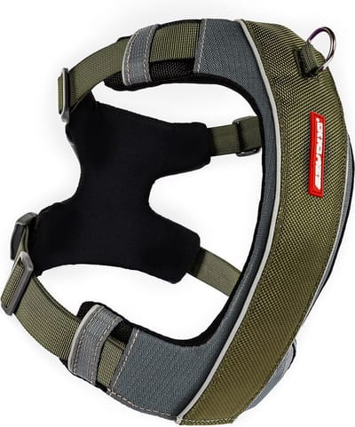 EzyDog X Link Honden Tuigje Hondentraining - Honden Harnas - XS - Khaki Groen