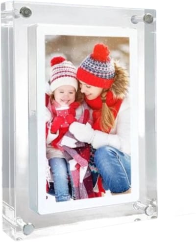 Luxe Acryl Stevige Digitale Fotolijst 5/7 Inch 1000Mah Verticaal Display Super Kwaliteit Scherm 2G Geheugenbatterij Foto's Muziek Video's Afspelen