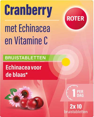 Roter Cranberry 2X10 stuks 20 bruistabletten