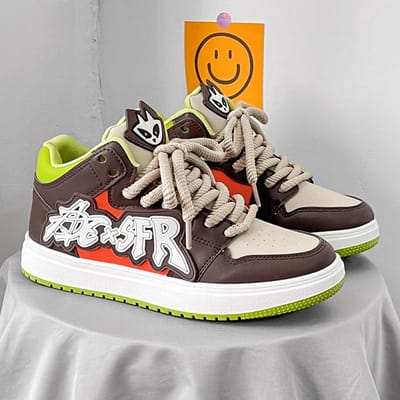Skateboard Street Hip-hop Schoenen Heren Casual Sneakers Schoenen Hardlopen Sportschoenen Outdoor Student Originele Gevulkaniseerde Sneakers 41 black
