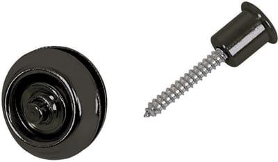 Dunlop Straplok zwart Flush Mount  - Accessoire voor gitaren