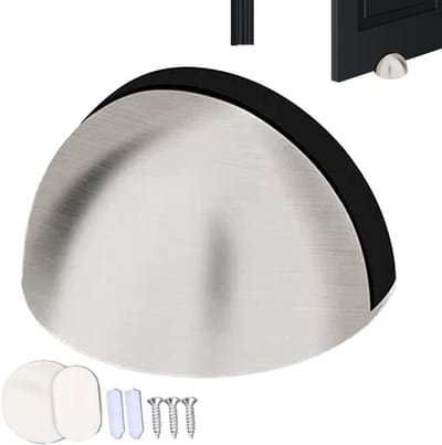 Magneet Deurstopper - Deurhouder Deurklem - Deur Open Houden - Sterke Magneet - 8.5 x 5 x 5 cm - Geborsteld