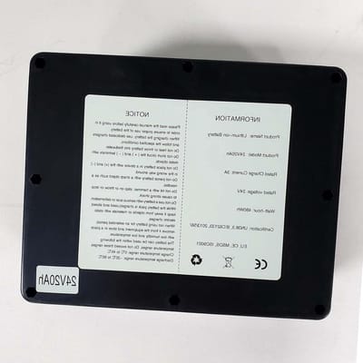 Rolstoel Batterij - Li-Ion Accu - Elektrische Mobiliteit - 24V 20Ah Capaciteit - 1 Eenheid - Zwart