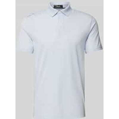 Tailored fit poloshirt met labelstitching