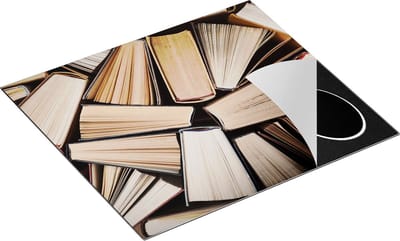Chefcare Inductie Beschermer Boeken Bladzijdes bij elkaar - 60x50 cm - Afdekplaat Inductie - Kookplaat Beschermer - Inductie Mat
