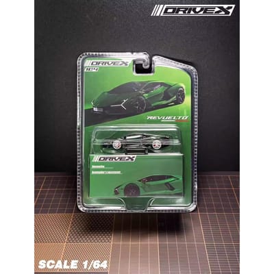 Nieuwe Pre Drive 1:64 Lamborghini Revuelto Blisterverpakking Versie Legering Minatuur Diecast Model Lamborghini Sportwagen Speelgoed
