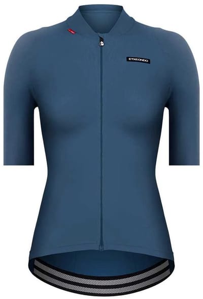 Etxeondo Alda 110lw Korte Mouw Wielertrui Blauw M Vrouw