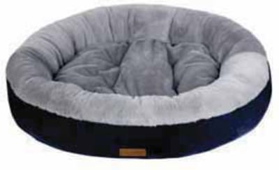 Topmast Comfort Donut - Supersoft Hondenmand - Blauw Grijs - 92 x 73 x 19 cm