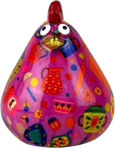 Pomme Pidou Spaarpot Kip Claire Small 002 (10.7x9x11.2 CM - Keramiek)