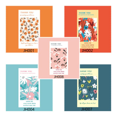 250 stuks/verpakking bloemenpatroon rechthoekige sticker zegelsticker voor geschenkdoos zegelsticker bakkerij taartverpakking label style 2