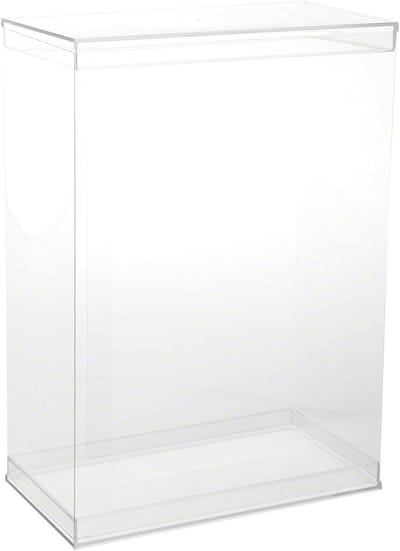 Luxe Opvouwbare Displayvitrine voor Poppen en Actiefiguren, Transparant