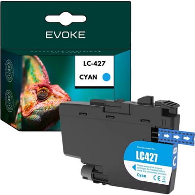 Inkt voor Brother printer Lc427C blauw (cyaan) |     1500 pagina's |     Lc427C