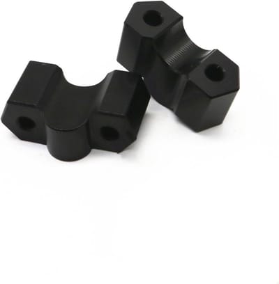 Stuur Riser Adapter - Stuurverhoger Motorfiets - Rijcomfort Verbeteren - CNC Aluminiumlegering - Niet gespecificeerd - Zwart