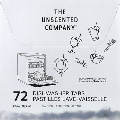 The Unscented Company, Pastilles pour lave-vaisselle, 72 Pastilles, 864 g (30,5 oz) black
