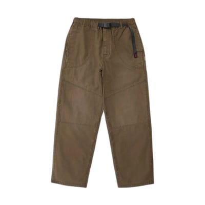Pantalon met dubbele kniestukken van hennepcanvas Gramicci Hemp Canva