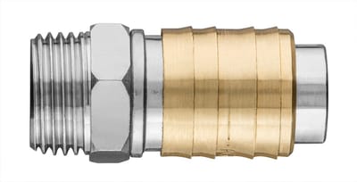 NEO - Snelkoppelingsplaat - 1/2" - Staal en Messing - CE-gemarkeerd