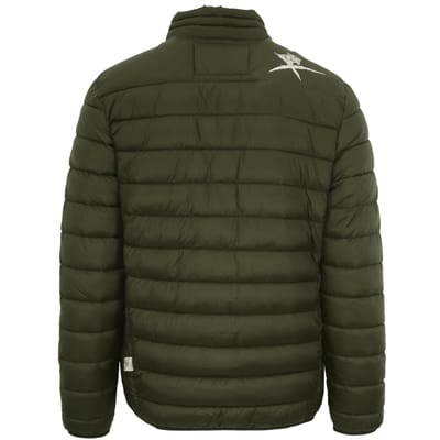 Plein Sport Patch Logo Dun gewatteerd groen jack