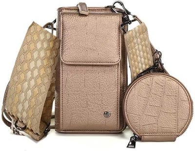 Classic champagne portemonnee / telefoontasje Malaga OLP13113