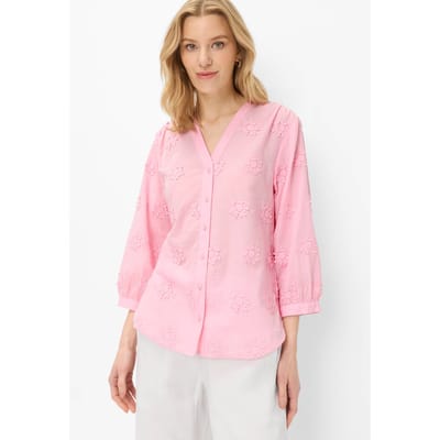 Brax Dames Blouse  Style VELIA candy pink, roze, maat 48