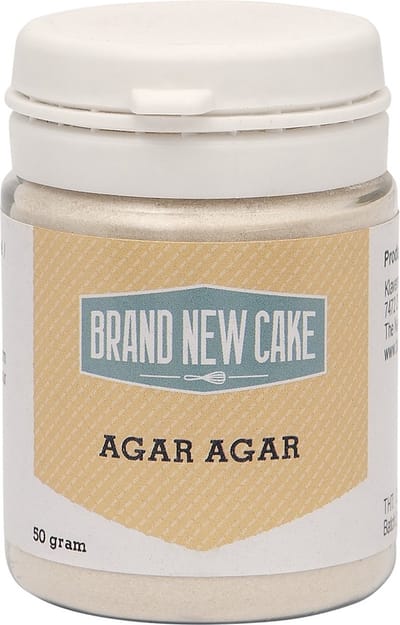 BrandNewCake® Agar Agar Poeder 50gr - Plantardig - Gelatine Vervanger - Bakingrediënten
