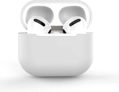 AirPods 3 Hoesje Silicone Case - AirPods 3 Case Siliconen Hoes - AirPods 3 Hoes Cover - Wit