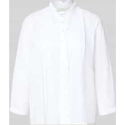 Regular fit blouse met ruches