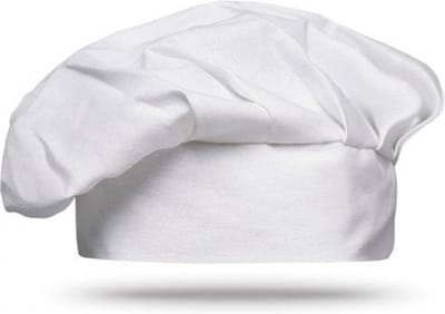 6x Luxe witte kinderfeestjes koksmuts