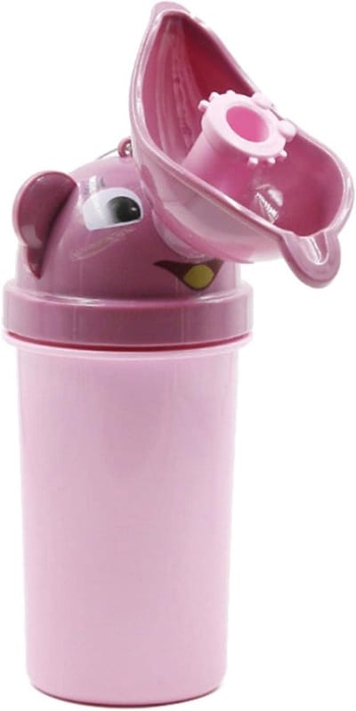 Peuters Urinoir - Potje Toilet - Reizen Zindelijkheid - Lekvrij Ontwerp - 500ml Capaciteit - Roze