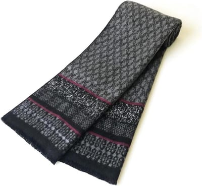 Heren Sjaal - Warme Sjaal - Winterse Warmte - Ademend Materiaal - 180 x 30 cm - Gedrukt
