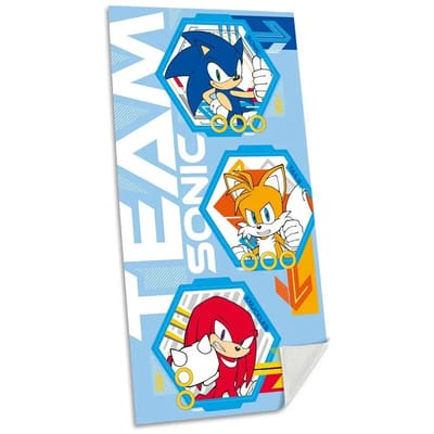 Sonic The Hedgehog Strandlaken - Handdoek - 100% Katoen - 70 x 140 CM - Badhanddoek