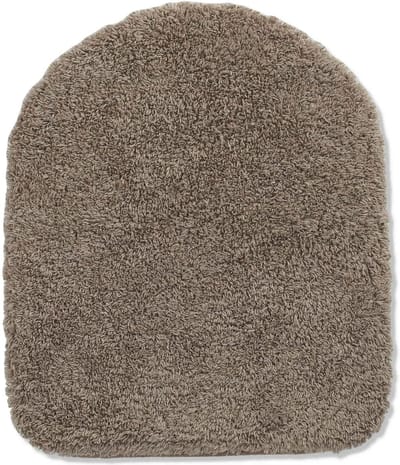 Toiletdeksel - Zachte overtrek - Badkamercomfort - Dubbele functie - 50 x 45 cm - Donkergrijs